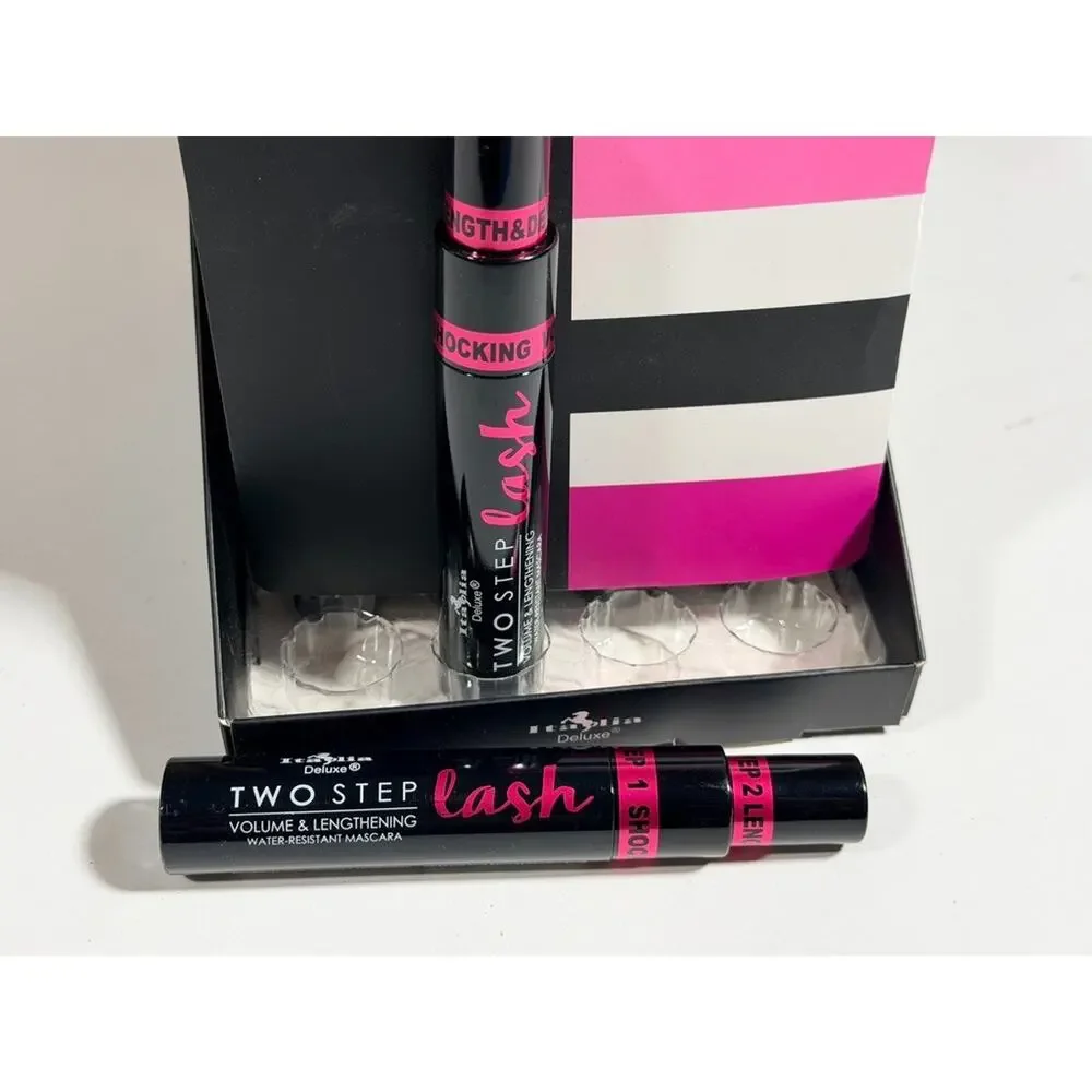 17 Italia Deluxe Two Step Lash Mascara Lot —Volume & Lengthening